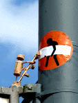 Clet in Action (Detail)