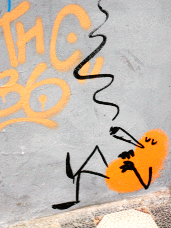 Street-Art: Haschisch (THC)