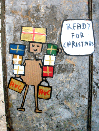Street-Art: Ready for Chrismas