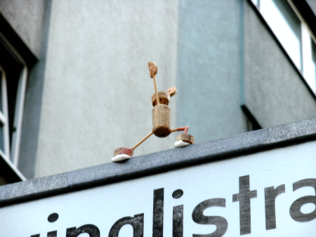 Street-Yogi: Virabhadrasana I