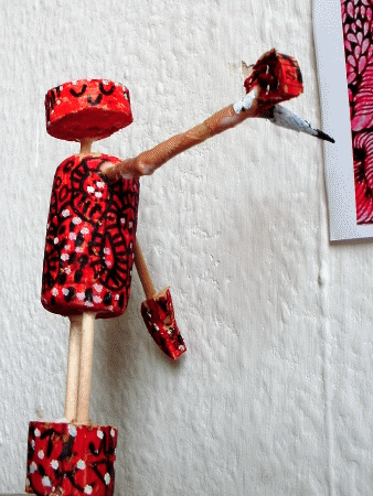 Mele De La Yglesia in Action (Detail)