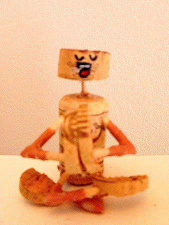 Prosti-Yogi in Padmasana