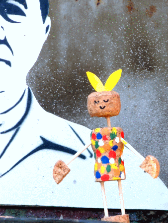 Osterhasen-Yogi (Detail)
