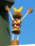 Osterhasen-Yogi (Detail)