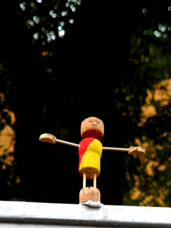 Bi-Color-Yogi: Tadasana Variation