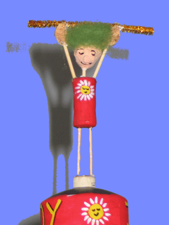 Bipolar-Yogi: Gewichtheben