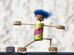 Street-Yogi: Blauschopf