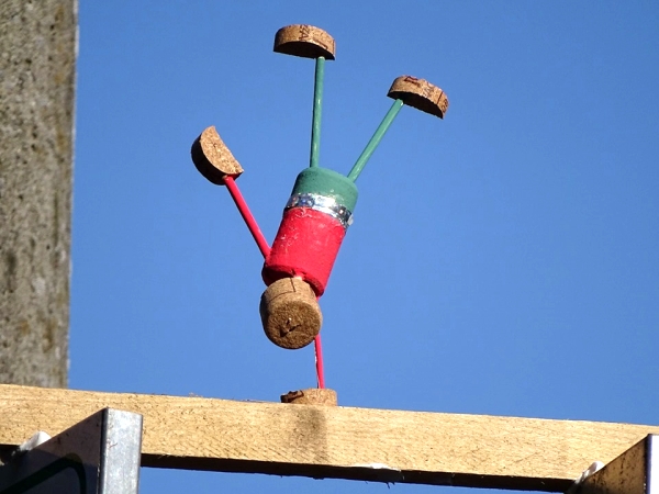 Auf dem Schwebebalken