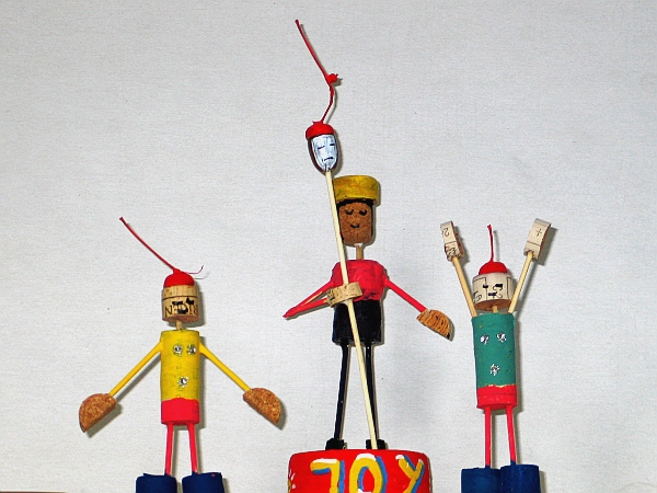 Ein buntes Trio