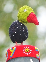 Großmaulgelbkopfhuhn