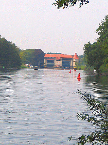 auf dem Weg zur Schleuse Kleinmachnow
