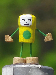 Weiße Maske