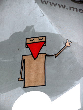 Street-Art: Störer (Detail)
