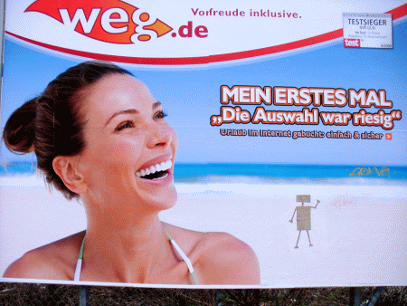Street-Art: Urlaubsfreuden