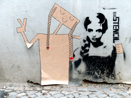 Street-Art: Freundinnen