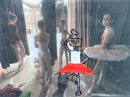 Street-Art: Ballettprobe