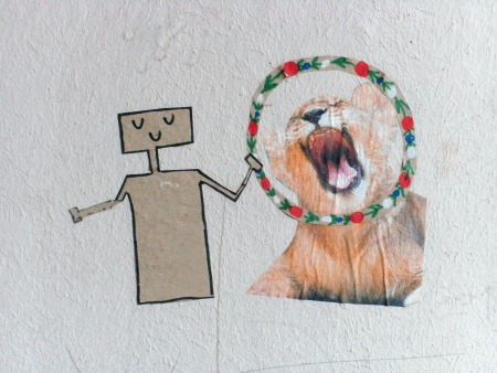 Street-Art: Samtpfoten
