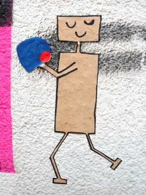Street-Art: Basejumper 3
