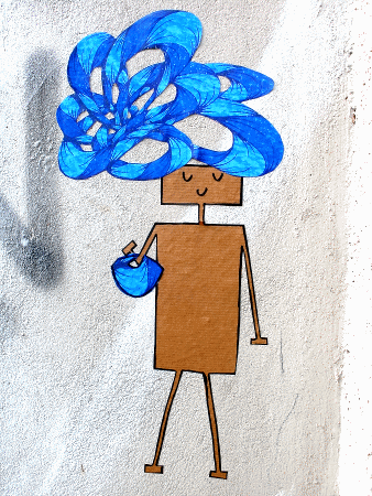 Street-Art: Der Maler (Detail)