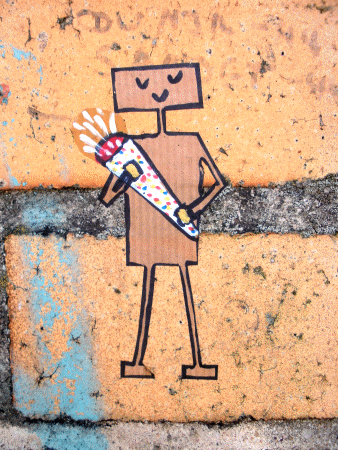 Street-Art: Einschulung