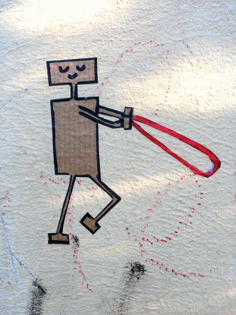 Street-Art: Seilspringen